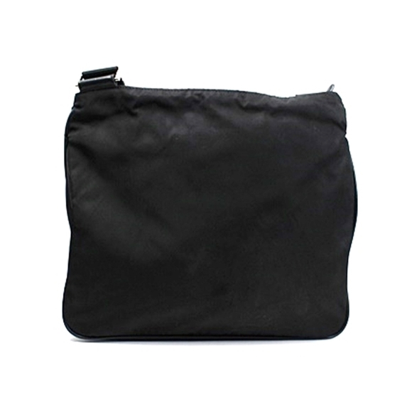 Prada Nylon Messenger Bag Shoulder Leather Black - Picture 1 of 13
